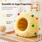 🐦 50% DE RÉDUCTION! ☁️ Lit suspendu pour oiseaux – Polaire corail & confort ✨