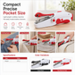 🧵 50% DE RÉDUCTION! 🪡 Mini machine à coudre – Portable & pour tissus épais ✨