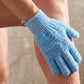 🧤 50% DE RÉDUCTION! 🛁 Gants de bain exfoliants – Cinq doigts & doux pour la peau ✨