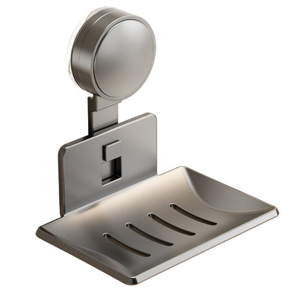 📢 50% DE RÉDUCTION! 🧼 Porte-savon à ventouse – Drainage en V, aluminium & sans perçage ✨
