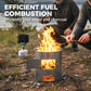 🔥 50% DE RÉDUCTION! ⛺ Poêle à bois portable – Cuisson, barbecue & chauffage ✨