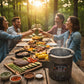 🔥 50% DE RÉDUCTION! ⛺ Poêle à bois portable – Cuisson, barbecue & chauffage ✨