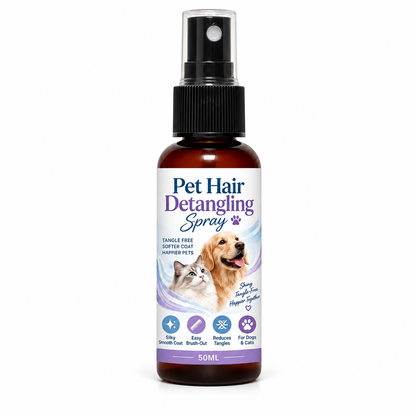 🐾 50% DE RÉDUCTION! ✨ Spray anti-boules de poils – Réduit la chute & pelage brillant ✨