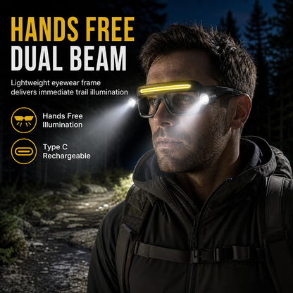 🔦 50% DE RÉDUCTION! 👓 Lampe à clipser USB double face – Pour lunettes & bricolage ✨