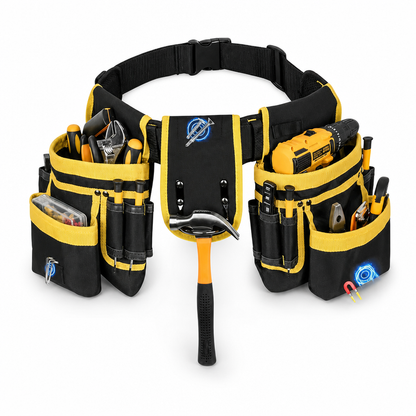 👷 50% DE RÉDUCTION! 🛠️ Sacoche outil réglable – Multiples poches & pratique ✨