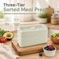 🍱 50% DE RÉDUCTION! 🍴 Boîte bento 3 étages – Avec set de couverts & pratique ✨