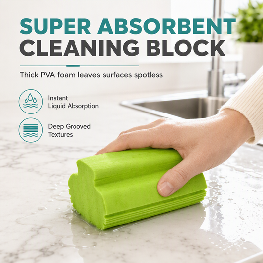 🧽 50% DE RÉDUCTION! 💦 Éponges nettoyantes multifonction – Ultra-absorbantes & durables ✨