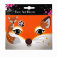 Christmas Holiday Temporary Face Tattoo Stickers for Festive Animal Makeup Decoration Featuring Deer Leopard Print Cat and Fox Designs