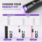 💅 50% DE RÉDUCTION! 🔦 Lampe UV à ongles portable – Séchage rapide, rechargeable & faisceau ciblé ✨