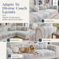 🛋️ 50% DE RÉDUCTION! ✨ Housse de canapé jacquard – Antidérapante & anti-griffures ✨