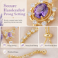🦋 50% DE RÉDUCTION! 💜 Parure papillon – Bague & boucles zircon violet ✨