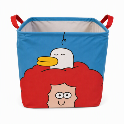 🚗 50% DE RÉDUCTION! 🧺 Organisateur de coffre pliable – Motif cartoon, grande capacité & repliable ✨