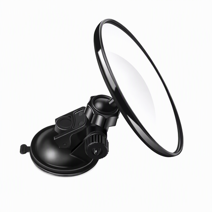 🚲 50% DE RÉDUCTION! 🪞 Miroir convexe grand angle – Ventouse & clip, 12,5cm, pour recul ✨