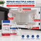 🔥 50% DE RÉDUCTION! ✨ Peinture de réparation micro-ondes – Blanc ultra-brillant & pinceau intégré ✨