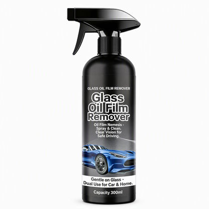 🚗 50% DE RÉDUCTION! 💧 Spray anti-film d'huile pare-brise 300 ml – Dégraissant & anti-éblouissant ✨
