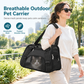 🐾 50% DE RÉDUCTION! 🎒 Sac épaule pour animaux – Respirant & portable pour voyager ✨