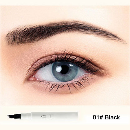 👁️ 50% DE RÉDUCTION! ✏️ Crayon à sourcils liquide 4 fourches – Effet microblading & 24H ✨