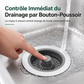 🚰 50% DE RÉDUCTION! 🔧 Bouchon d'évier – Acier inoxydable & panier filtrant ABS ✨