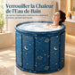 🛁 50% DE RÉDUCTION! ✨ Baignoire pliable – 6 couches isolantes & bain spa immersif ✨