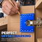🔧 50% DE RÉDUCTION! 🧲 Gabarit magnétique de pose de charnières – Aluminium & fixation rapide ✨