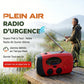 ⚡ 50% DE RÉDUCTION! 📻 Radio d'urgence solaire – Manivelle, LED & AM/FM/WB pour camping ✨