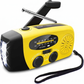 ⚡ 50% DE RÉDUCTION! 📻 Radio d'urgence solaire – Manivelle, LED & AM/FM/WB pour camping ✨