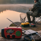 ⚡ 50% DE RÉDUCTION! 📻 Radio d'urgence solaire – Manivelle, LED & AM/FM/WB pour camping ✨