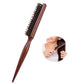 💇 50% DE RÉDUCTION! 🪮 Peigne à queue en poils de sanglier – Bois massif & volume ✨