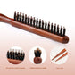 💇 50% DE RÉDUCTION! 🪮 Peigne à queue en poils de sanglier – Bois massif & volume ✨