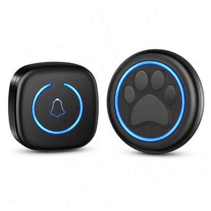 🐾 50% DE RÉDUCTION! 🔔 Sonnette sans fil pour animaux – Tactile & facile à installer ✨