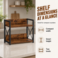 🧺 50% DE RÉDUCTION! ✨ Organisateur 2 niveaux – Bois & fer, gain de place cuisine & salle de bain ✨