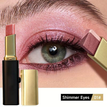 👁️ 50% DE RÉDUCTION! ✨ Fard à paupières stick two-tone – Éclat instantané & facile ✨