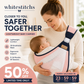 👶 50% DE RÉDUCTION! 🧸 Porte-bébé léger – Respirant, ajustable & confortable – Idéal pour les balades et les câlins en toute sécurité 🌿