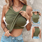 👗 50% DE RÉDUCTION 🔥 Débardeur côtelé avec soutien-gorge intégré – Coupe gainante & confort ultime – 6 couleurs – parfait sous une veste ou porté seul pour un look chic et pratique 👙