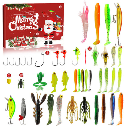 🎣 60% DE RÉDUCTION ! ✨ Ensemble de Leurres de Pêche Réalistes - 24 Leurres Robustes avec Boîte de Rangement, Idéal pour Débutants et Experts 🐟📦